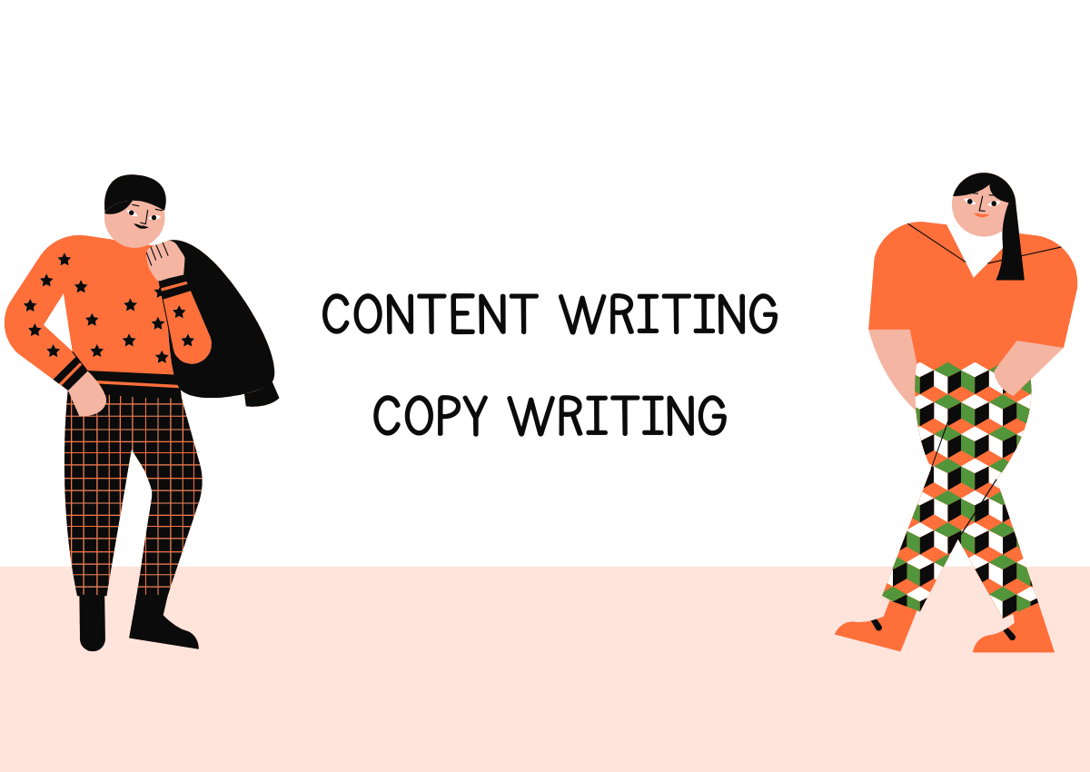 content writing và copywriting